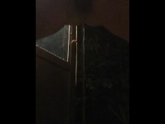 Pissing Naked Outside in the Dark Night Be Mature milf