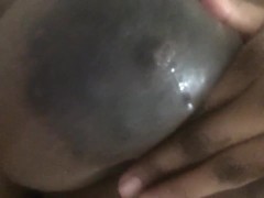 Milky mom titties start leaking 