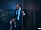 GLORY HOLE FUN! HOT FUCK IN SUITS