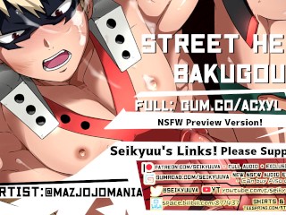 Stupid Hard Street Hero Bakugou! [My Hero Academia ASMR] (Art by: mazjojomania)