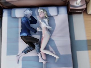 cartoon, sexy lingerie, role play, elsa jack frost