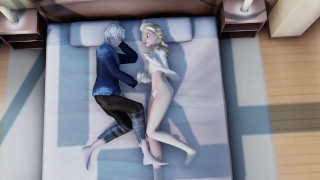 Elsa e Jack Frost - Cena Sexy