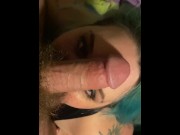Preview 3 of Watch him explode in my mouth after I worships his cock