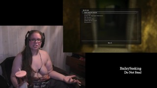 Naked with Vibrator Outlast Play Through part 1