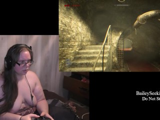 Naked with Vibrator Outlast Play Through part 2