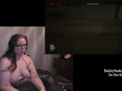 Naked with Vibrator Outlast Play Through part 3