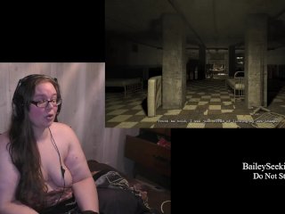 Naked with Vibrator Outlast Play Through part 3