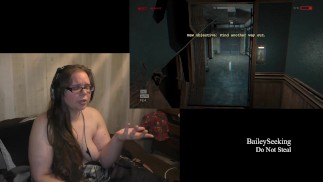 Naked with Vibrator Outlast Play Through part 5