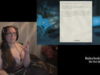 naked gamer girl, big booty, brunette, video game