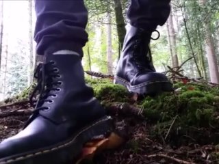 Mushrooms Stomping with Doc Martens Boots (Trailer)