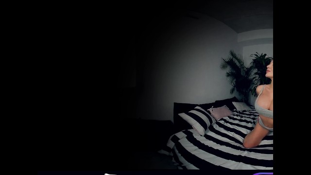VR 360 4K - BIG FAKE TITS TEEN GIRL COSPLAY HARLEY QUINN BLONDE NUDE THONG IN VIRTUAL REALITY