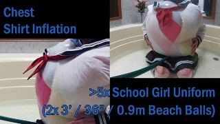 WWM - Inflação de uniforme de menina da escola para pop