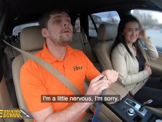 Fake Driving School Zuzu Sweet Gets Spunk in Mouth For Her Licence screenshot number 1