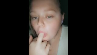 I wish I was sucking your cock instead of my fingers 