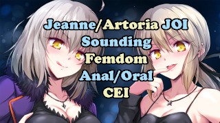 De gevolgen ervan dragen met Jeanne/Artoria Alter Deel 2 (FGO Hentai JOI Femdom kontgespeel)