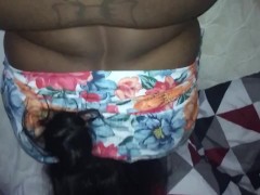 Wet BBW , throwing it back on BBC Hubby