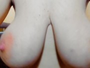 Preview 5 of Hot Myla_Angel fetish video: nipples suck, milk drip, nipples lick, pussy play, black bra & panties!