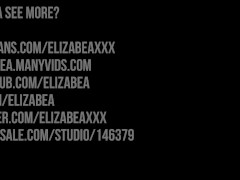 SHINY SHORTS ASS PLAY AND SHAKING ELIZA BEA