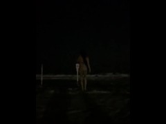 Megan Inky under the Moon