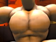 Preview 2 of Golem Growth 3, Hyper muscle absorption vore growth