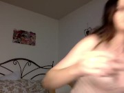 Preview 1 of 2X TOYS 2X ORGASMS FULLY NAKED CHATURBATE TEEN CAMGIRL BEDROOM LIVESTREAM RECORDING