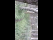 Preview 6 of BBW wife fucked on public trail in the mountain's