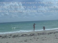 Video Helena Price - My Caribbean Nude Beach Vacation! Beach Voyeurs Will Enjoy This!