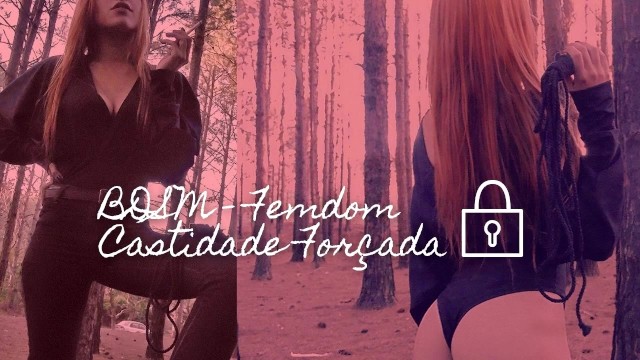 Castidade no BDSM - Femdom - Key Holder - Cinto de castidade - Domme Brasileira