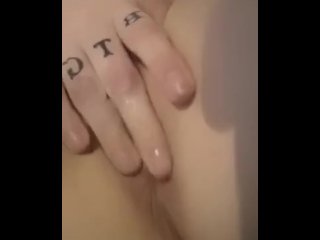 verified amateurs, masturbation, tattooed women, dildo masturbation