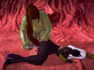 Anal - Futa - Orc x_Martian Queen Tyrahnee - 3D_Porn