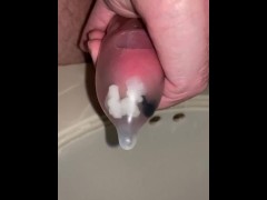 Massive slow motion cumshot