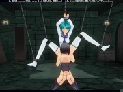Preview 2 of 3D HENTAI BDSM The mistress took the schoolgirl to the basement to bring to orgasms (PART 2)