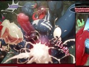 Preview 3 of SpiderMan x Venom Gay Animated Film