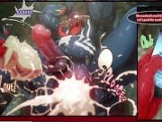 Preview 5 of SpiderMan x Venom Gay Animated Film