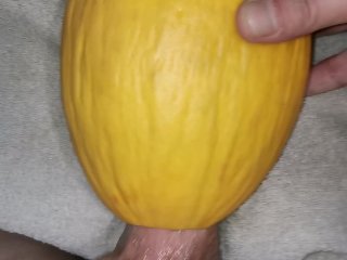 Big Dick Fucking Watermelon (Canari ) Close Up