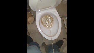 Long Desperate Piss While At Friends House
