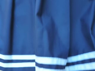 Diaper Girl_Pees and Leaks on Street