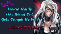 ASMR - Felicia Hardy (le Black Cat) se fait prendre par vous et tente de s’échapper ! Jeu de rôle audio