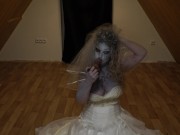 Preview 5 of Return of The Bride 2020 - Halloween Contest - Deepthroat