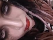 Preview 6 of Obsessed friend made compilation goth doll talking like a complete Slut