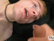 Preview 4 of Redhead take massive facial