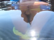 Preview 5 of Underwater sex big wet butt tight pussy - amateur ISEEME