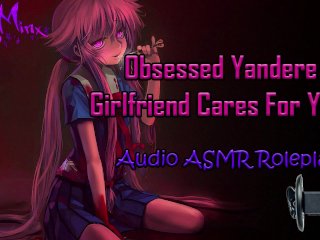ASMR - YANDERE Girlfriend Cares For_You! (earCleaning) ( Scissor ) ( Latex ) Audio_Roleplay