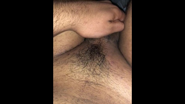 Teen Showing off his Pubic Hairs