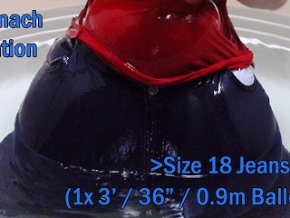 jeans inflation, exclusive, solo male, water inflation