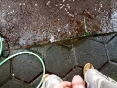 Rain And Pee - Screenshot 14 of 16 - Long Piss