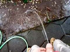 Rain And Pee - Screenshot 4 of 16 - Long Piss
