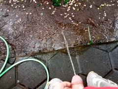 Rain And Pee - Screenshot 9 of 16 - Long Piss
