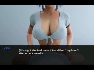 big tits, handjob, big dick, hentai visual novel