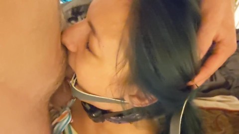 Rough Face Fuck Deep Throat Open Gag 